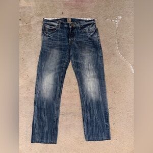 PRPS Jeans Mens 36 Selvedge Denim Faded Acid Wash Nice Wear Japanese Pit Rambler